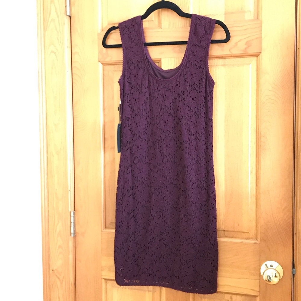 Eyelet Sleeveless Mini Dress NWT